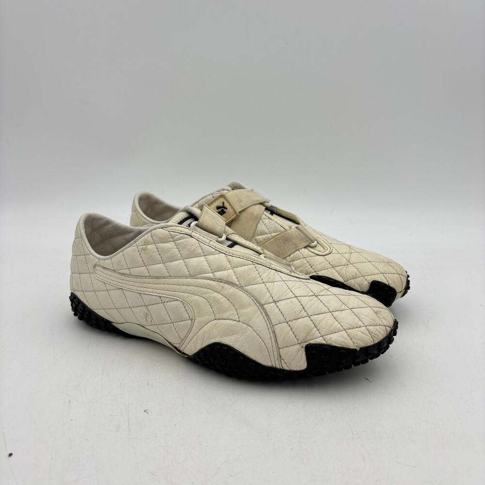Vintage Puma Mostro Sneakers Shoes Women's 9 Quilted Leather Y2K Streetwear